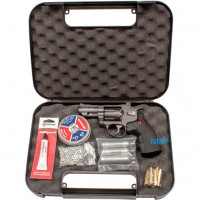 Crosman SNR357 SNR Snub Nose Revolver CO2 Powered, Dual Ammo Full Metal .177 pellet,  with KIT, co2, pellets, BBs, lube and case