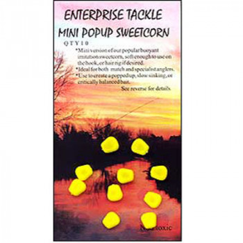 Enterprise Tackle ARTIFICIAL, IMITATION BAITS Sweetcorn Mini Pop-up