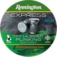 Remington express Plinking Flat Head .177 calibre 7.3 grains Air Gun Pellets tin of 500